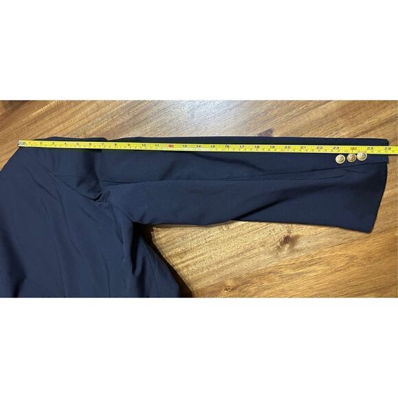 Alan Flusser Wool 2 Gold Button Blazer 44L Blue - Picture 9 of 10